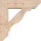 Ekena Millwork Funston Slat Smooth Bracket w/ Offset Brace, Douglas Fir, 7 1/2"W x 28"D x 28"H BKT0806X28X28FST06SDF - alternate 3